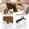 Farmhouse Coffee Table with, 35.4" Wood Square Center Table with Large Hidden Compartment, Rustic Lift Tabletop Dining Table 6