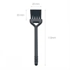 100Pcs Nylon Cleaning Brush Computer Keyboard Grinder Garlic Press Black Small Brushes Dust Removal For Office Table Home 5
