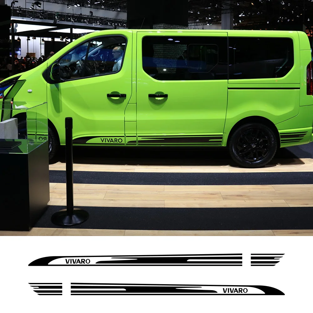 Vauxhall Vivaro Combo Van Window Decals - Choose From 15 Colors For Custom Look