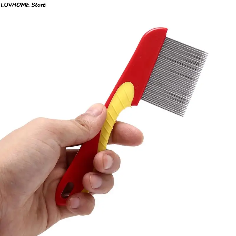 dogs cats hair removal comb stainless steel lice comb lice flea nit hair