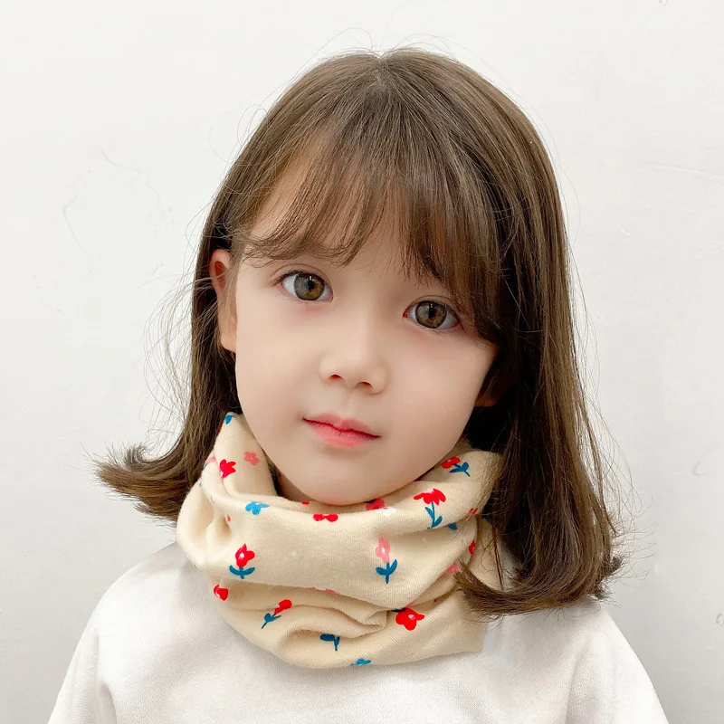 Spring Autumn Cotton Children Boys Girls Scarf Cartoon Kids Child Magic Neckwarm O Ring Scarves Child Collar Soft Freeshipping 10pcs plastic ring for toss games outdoor toys for children playground funny parent child interaction juguetes divertidos