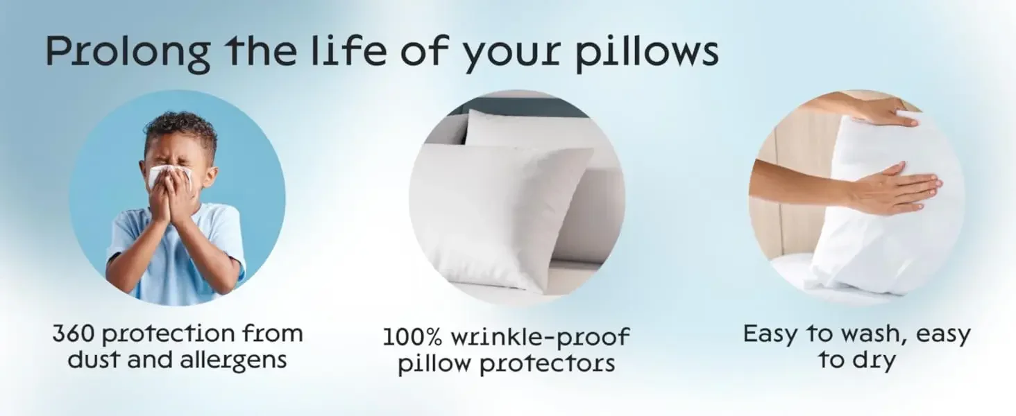  pillow protector cotton pillow case