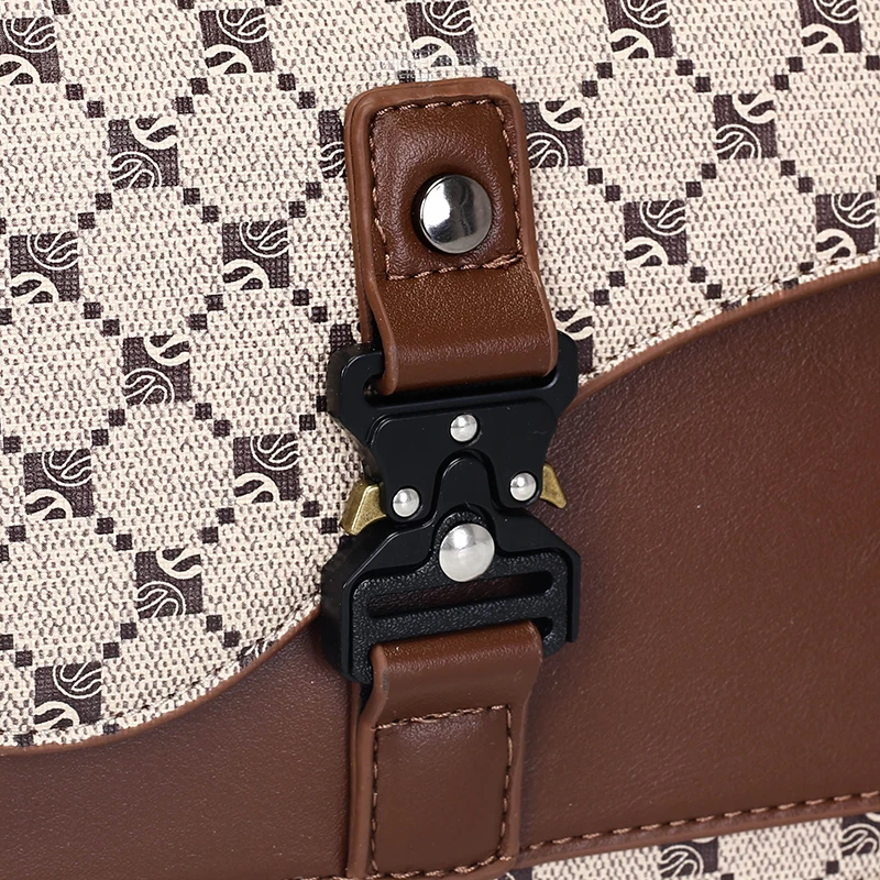 High-End Men’s PU Leather Crossbody Sling Bag