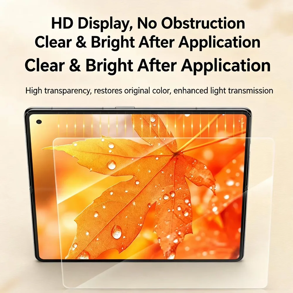 Premium Hydrogel Film with Easy Install Kit for Foldable Devices - HD Soft Inner Screen Protector