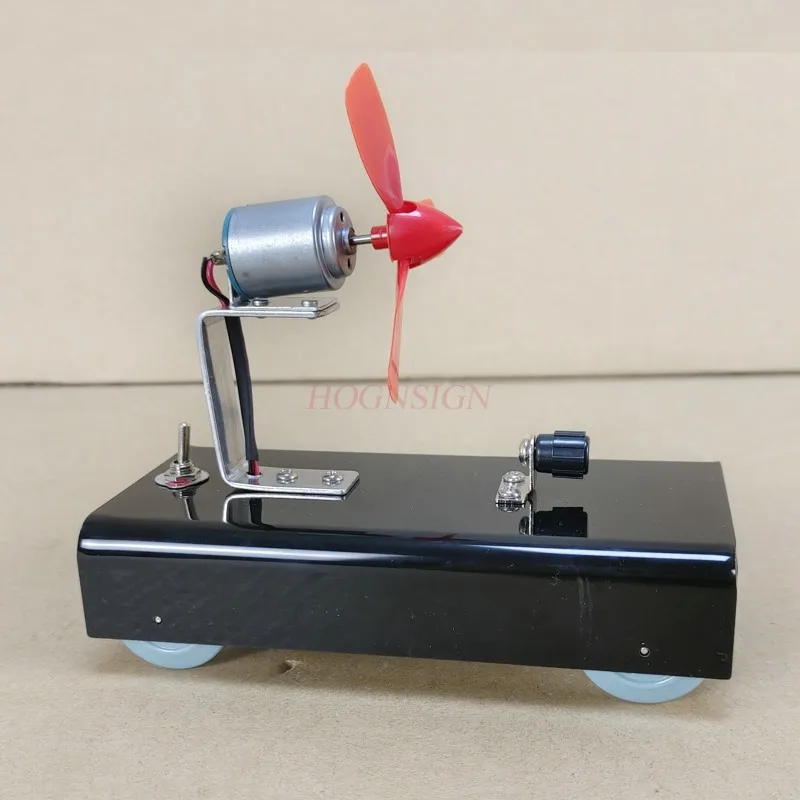 Action force and reaction force Wind trolley Recoil propeller Air recoil dynamic science and physics experiment physics experimental equipment