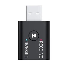 

2-in-1 Wireless Bluetooth 5.0 Audio Adapter 2-in-1 Wireless Transmitter Receiver with USB 3.5mm Audio Interface