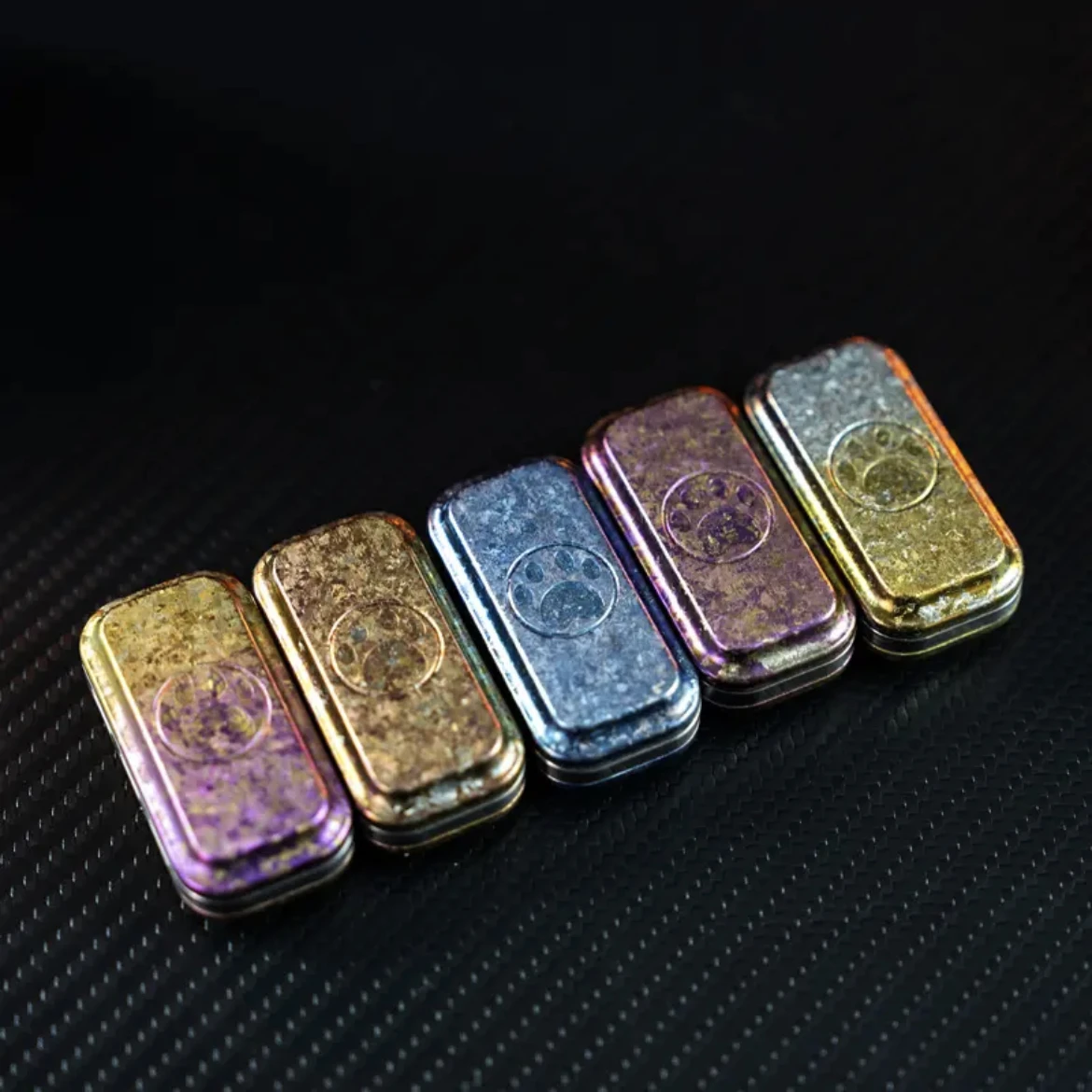 「saku様」ZD ダブルホイール音叉EDCフィジェットトイ　双音叉入り　チタン EDC Toys フィジェットトイ フィジェットスピナー チタン合金 音叉