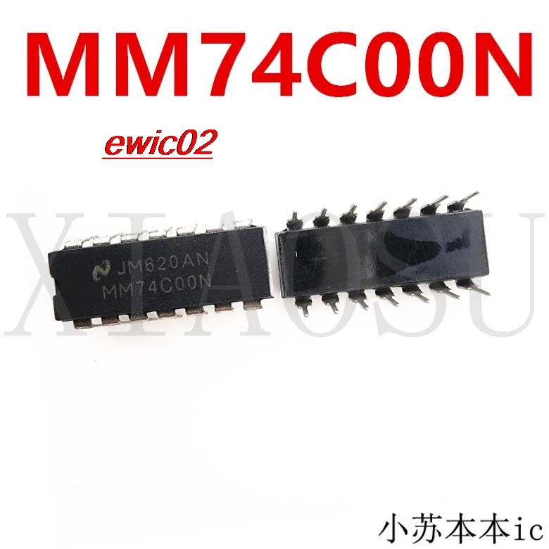 

5 шт. оригинальный товар в наличии MM74C00N MM74C00 DIP-14 IC
