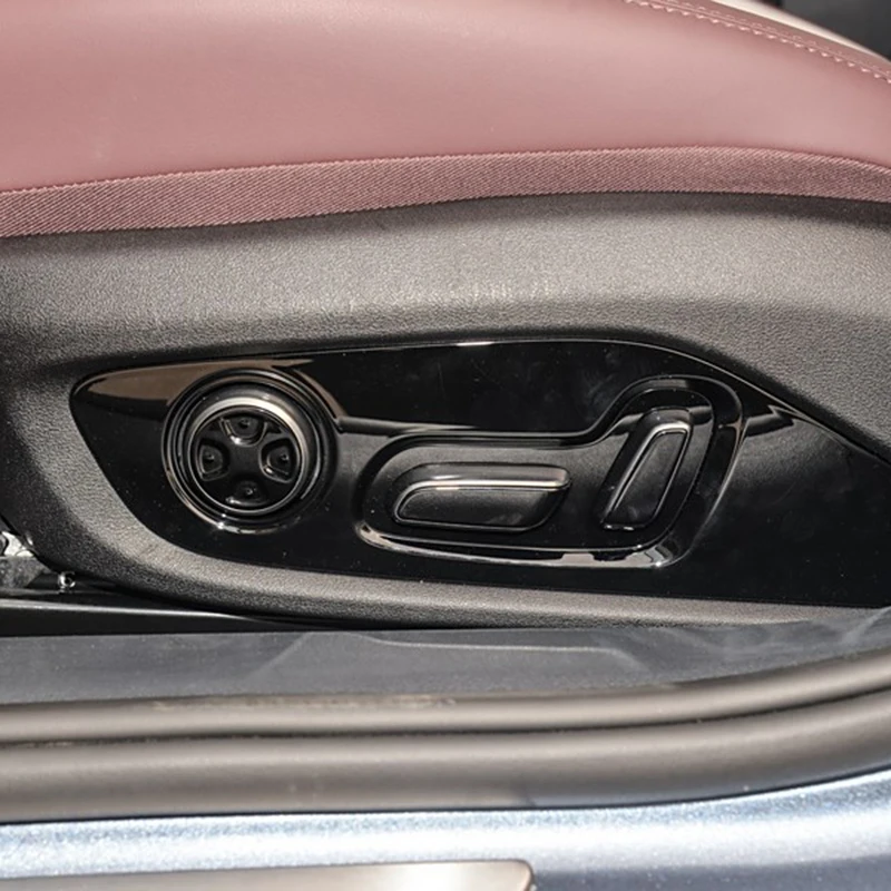 For BYD Seal EV DMi Car Front Seat Adjustment Button Frame Decoration Decorative Interior Sticker cover