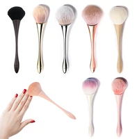 Dust Cleaning Nail Brush Manicure Nail Art Brush Big Head Flower Powder Blush Brush Salon Makeup Beauty Nail Accessories Tool 2