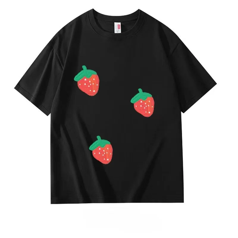 

New Arrival Cotton Women's Clothing Tops & Tees T-Shirts Harajuku Y2k Top Vintage Clothes