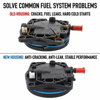 Couvercle supérieur du boîtier du filtre à carburant diesel pour Peugeot Citroën Ford Mondeo Kuga Focus 2.0HDi TDCi 9813802280 190442 1698690 9467637280 3