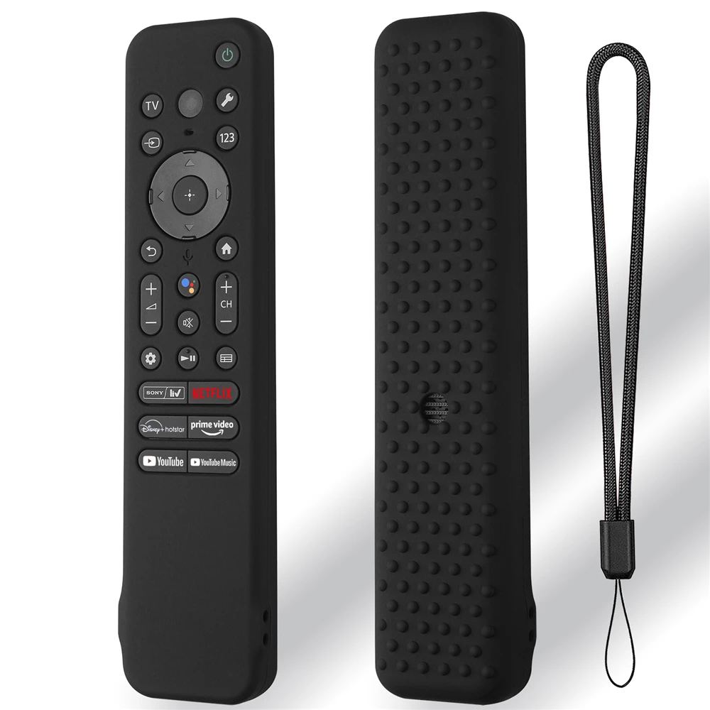 Remote Control Protective Silicone Case Cover Shockproof Anti-Slip Sleeve with Lanyard For Sony RMF-TX810U/RMF-TX811U/RMF-TX910U silicone remote case,silicone remote cover,silicone remote sleeve,remote controller cover,silicone case protector