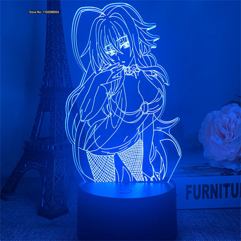 Hatsune Miku Animation Virtual Character Design 3d Small Night Light  Creative Decoration Colorful Touch Remote Control Led Lamp - 3d Lamp Anime  Figure/ornaments Figure - AliExpress