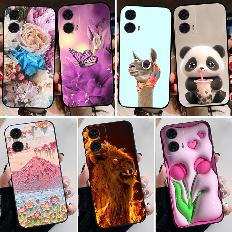 Stylish Soft Silicone Back Case for Motorola Moto G85 - Cute and Fashionable Phone Cover