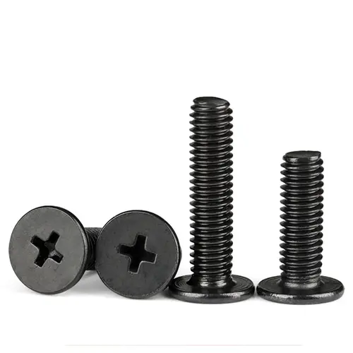 10/ 20/ 50pcs Black 304 Stainless Steel Cross Phillips Ultra Thin Flat Wafer Head Screw CM M1.6 M2 M2.5 M3 M4 M5 M6 for Laptop - Image 3