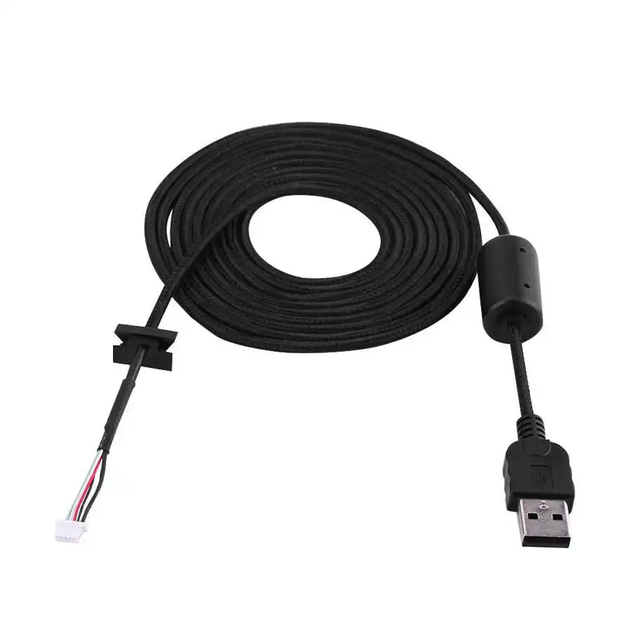 2meters USB Mouse Line Wire Cable Replacement Repair Accessory For