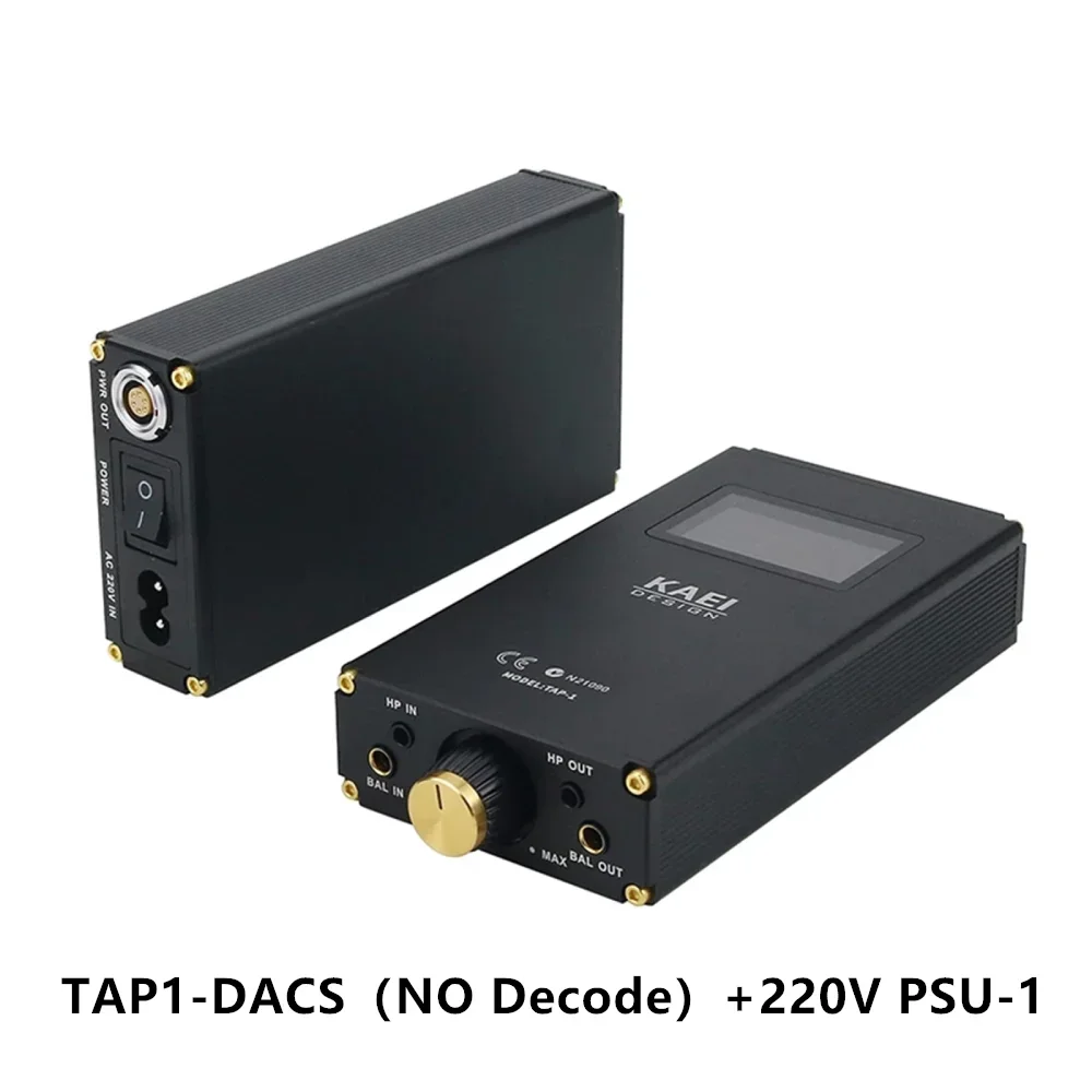 KAEI TAP-1 DACs Portable Desktop Full Balanced Headphone Tube Amp&Dacs 4900MW + PSU-1 Hifi Linear Power Supply Pre-order