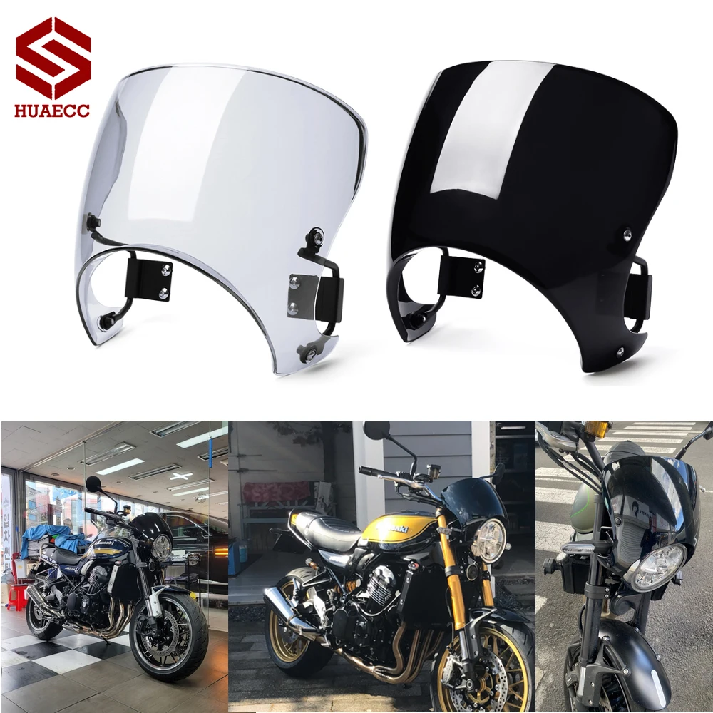 

Z900RS Windshield For Kawasaki Z900 RS Z 900 RS 2018 2019 2020 2021 Motorcycle Accessories Windscreen Wind Deflector