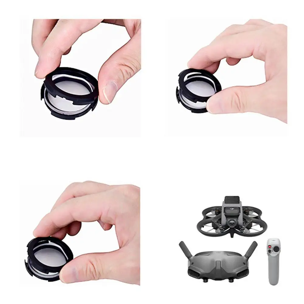 안티 블루 라이트 카메라 렌즈, dji Avata 2 고글 3 액세서리, 눈 보호 렌즈 커버, 2 개