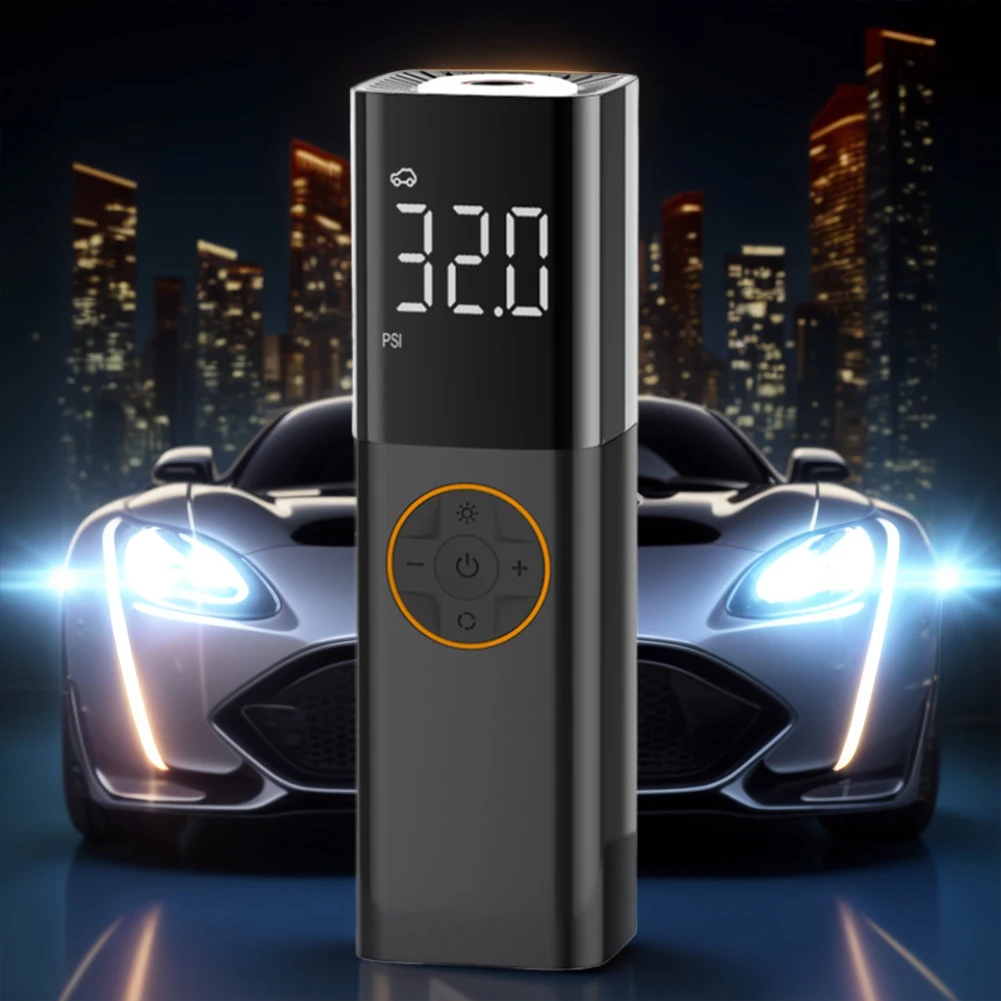 150PSI Portable Car Inflator Pump with LED Light Auto Electric Pump Digital Display Electric Air for Car Tires