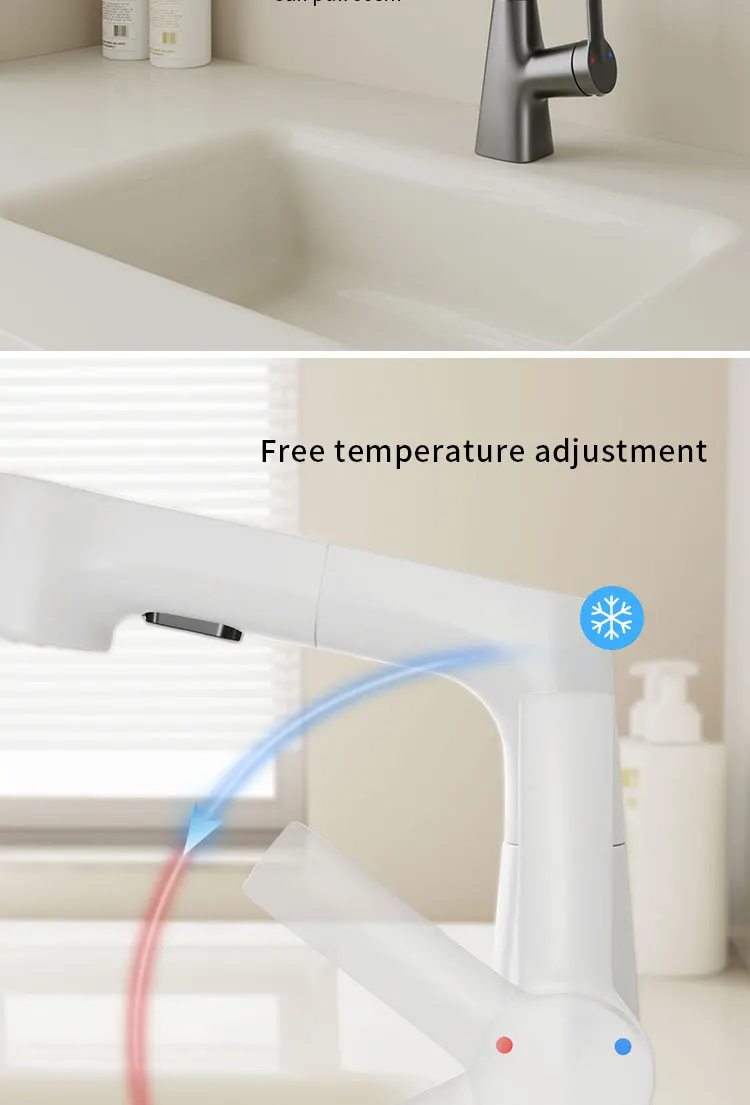 Description Picture 4 of itemWashbasin Faucet Korea Bathroom Swivel Faucet Bathroom Sink Tap Tapware Blender Washbasin Tap