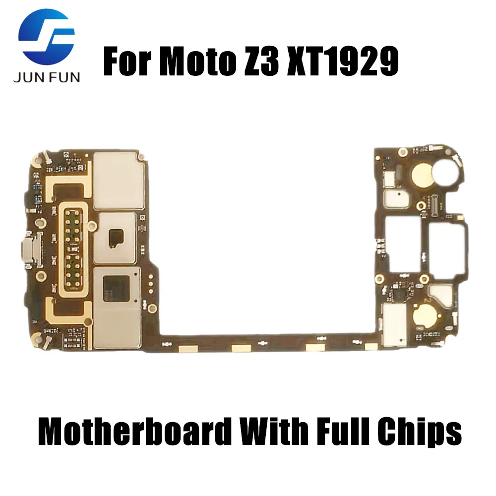 

Original For Moto Z3 XT1929 Motherboard Mobile Electronic Panel Mainboard Circuits With Chips Plate Ram 6GB Rom 128GB Z3 Play