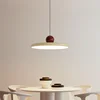 Nordic Cream Style Flying Saucer Pendant Light Restaurant Living Room Bedroom Bedside Lamp Home Interior Decorative Lamp 20/30cm 5