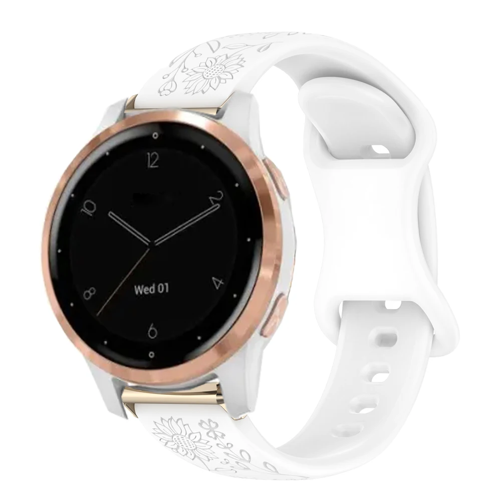 Elegant Silicone Watch Strap - Versatile Design