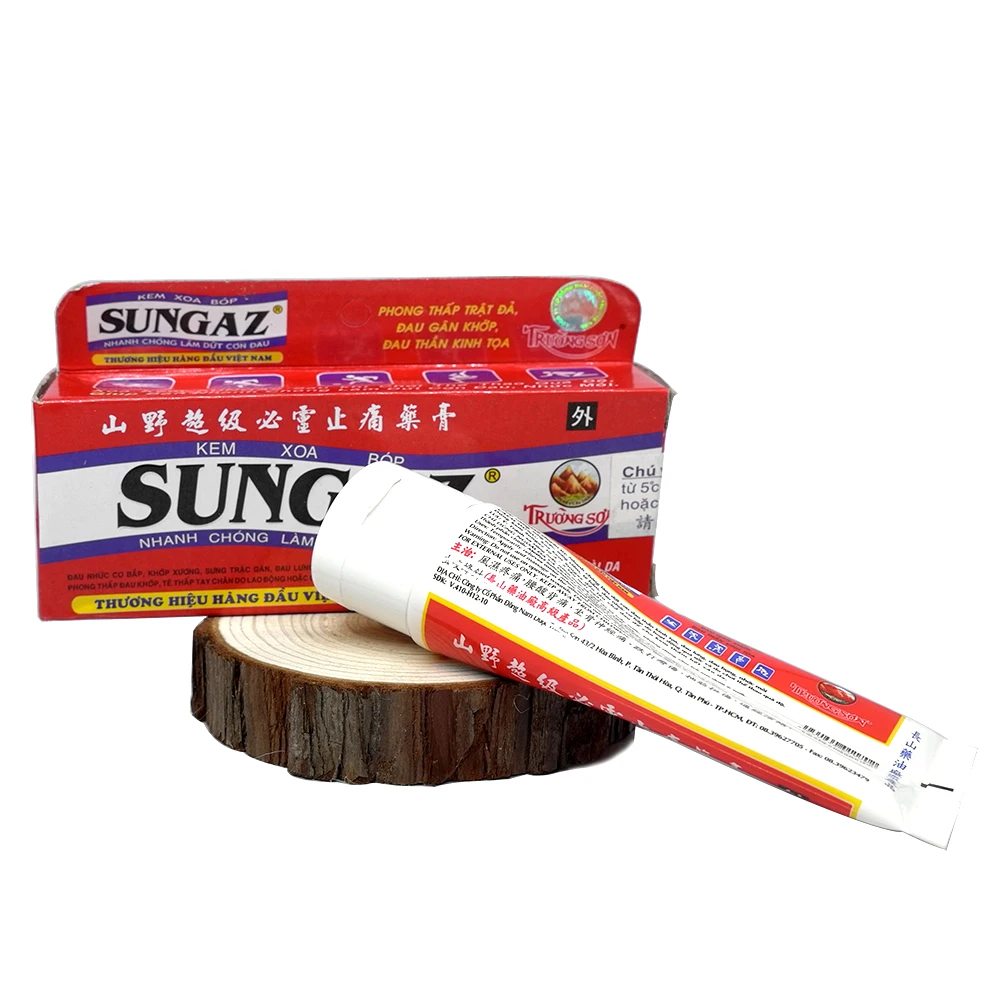 2pcs/lot Vietnam Sungaz Sprain for shoulder, neck, head, abdomen, waist, hand and foot pain.Relax the whole body 30g/pcs