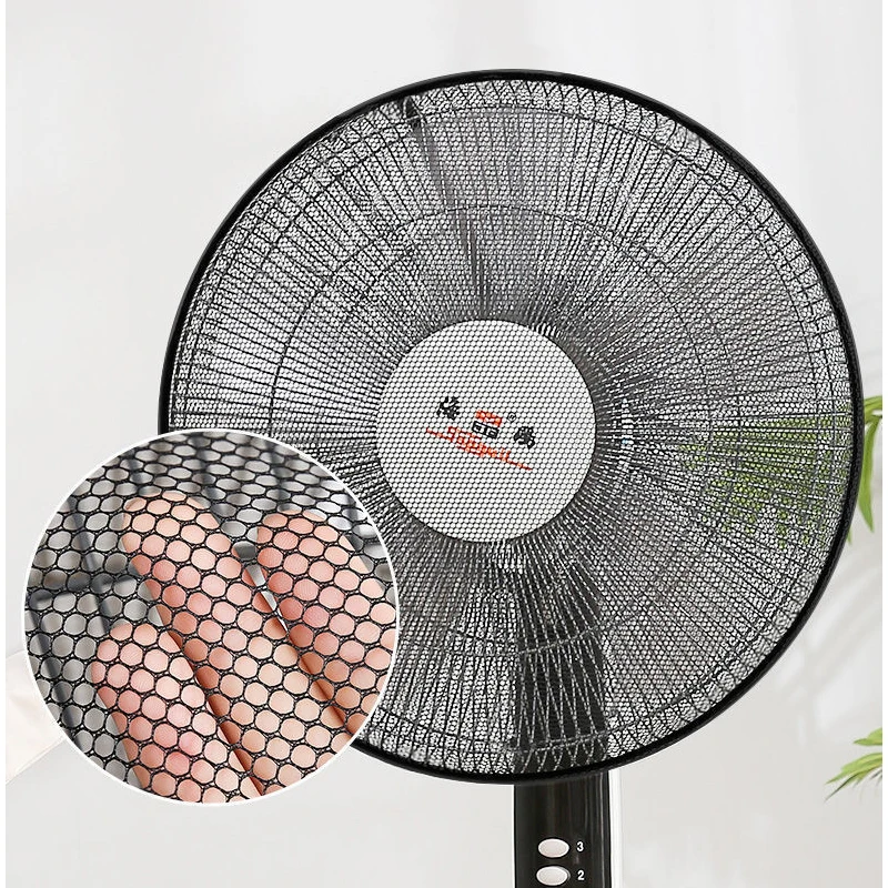F5 Anti-pinch Hand Fan Protection Net Cover Electric Fan Dustproof Protection Cover Safety Net Children