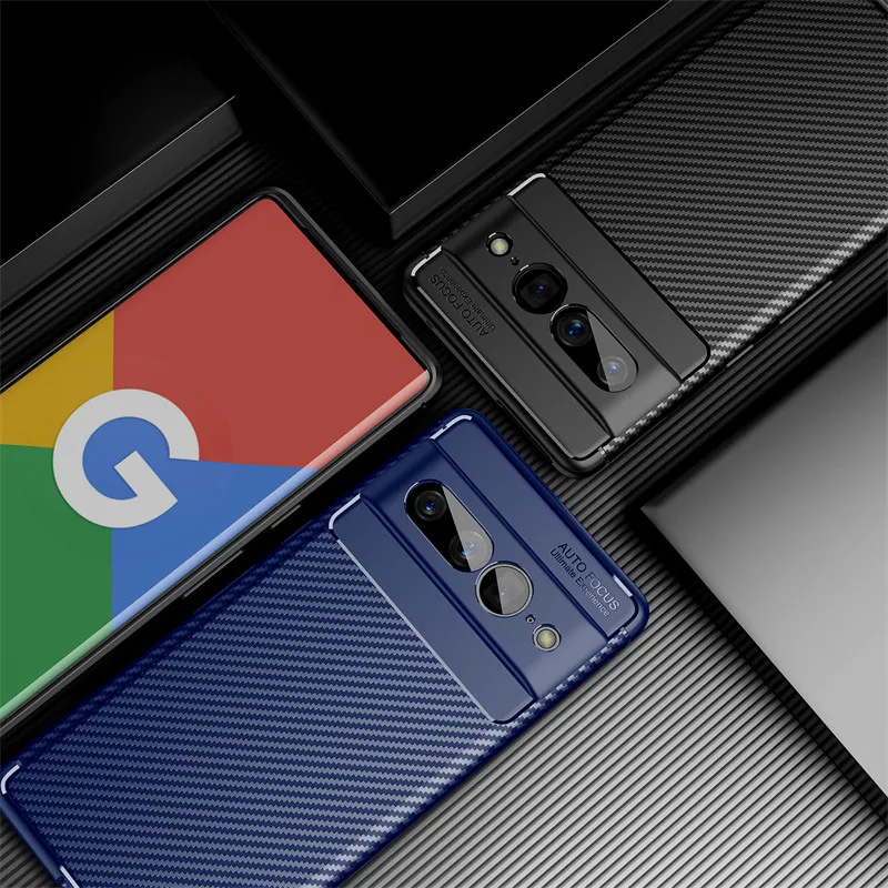 Google Pixel 6a - Funda de teléfono protectora, Carbón 