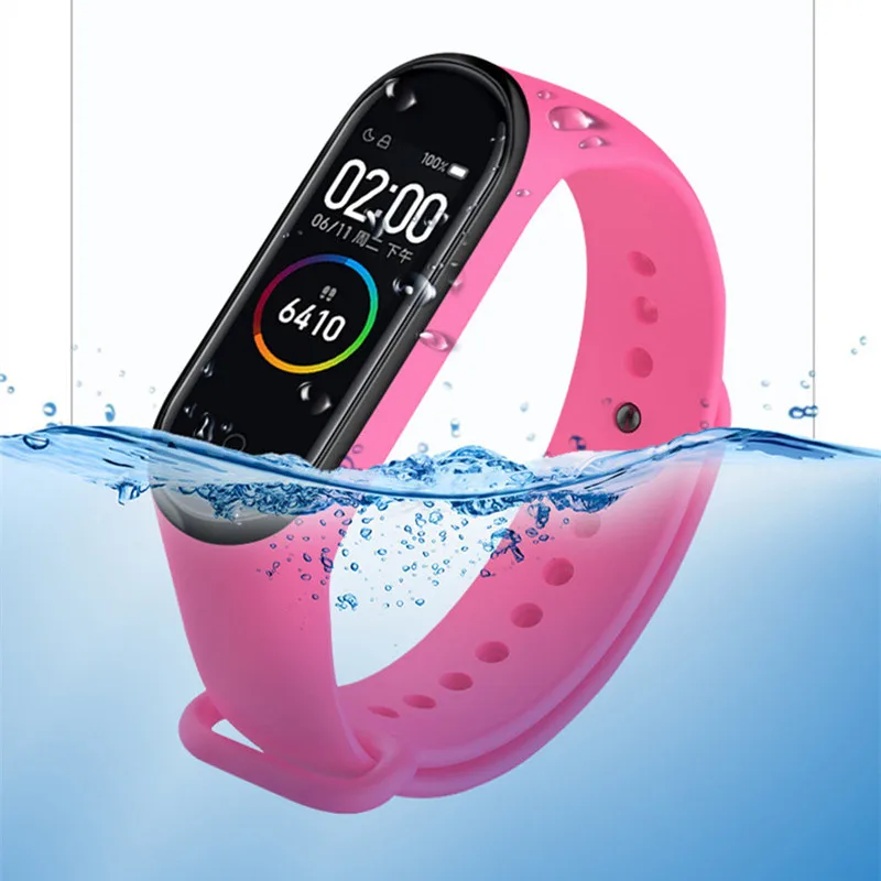 Bracelet de rechange pour Xiaomi Mi Band 3 4 5 6 7, bracelet en silicone, bracelet de montre intelligent