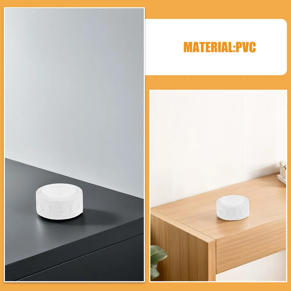 1롤 헤비 듀티 PVC 구멍 보강 스티커, 자체 접착식 바인더 구멍 수리 라벨 (링 바인더, 루즈 리프 용지용)