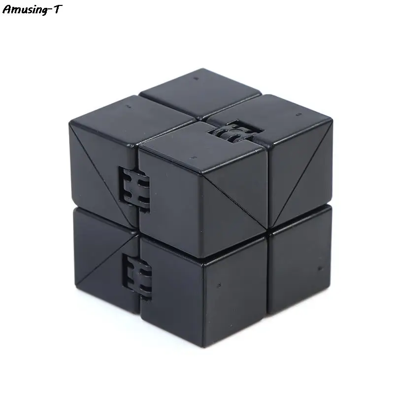 Adult Decompression Toy Infinity Magic Cube Puzzle Toys Relieve Stress Funny Hand Game Four Corner Maze Toys 1Pc