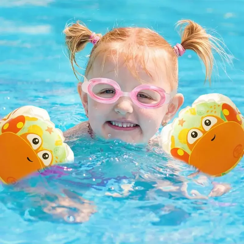Kids Floats Swimming Water Wings Pool Floats Arm Floaties Swimming Armband Toddler Floaties Swim Rings Inflatable Float Pool Toy 4