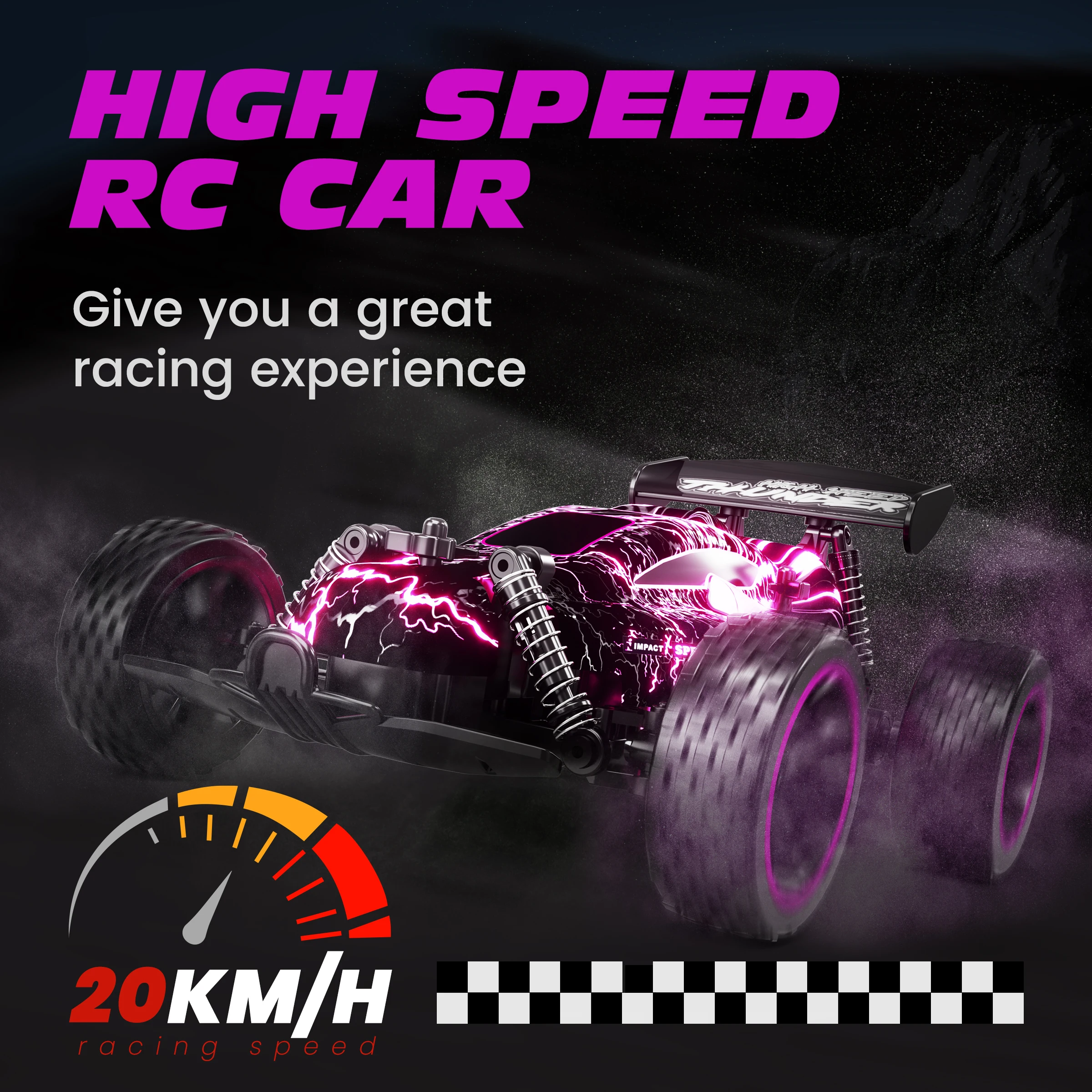 Sinovan RC Car 20km/h High Speed Car Radio Controled Machine