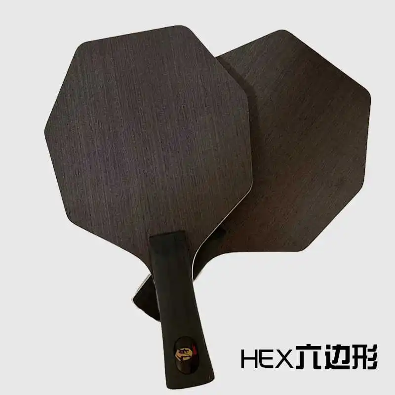 Boli professionnel hexagone contrôle raquette de tennis de table lame de ping-pong offensive en bois pur Boli professionnel hexagone contrôle raquette de tennis de table lame de ping-pong offensive en bois pur