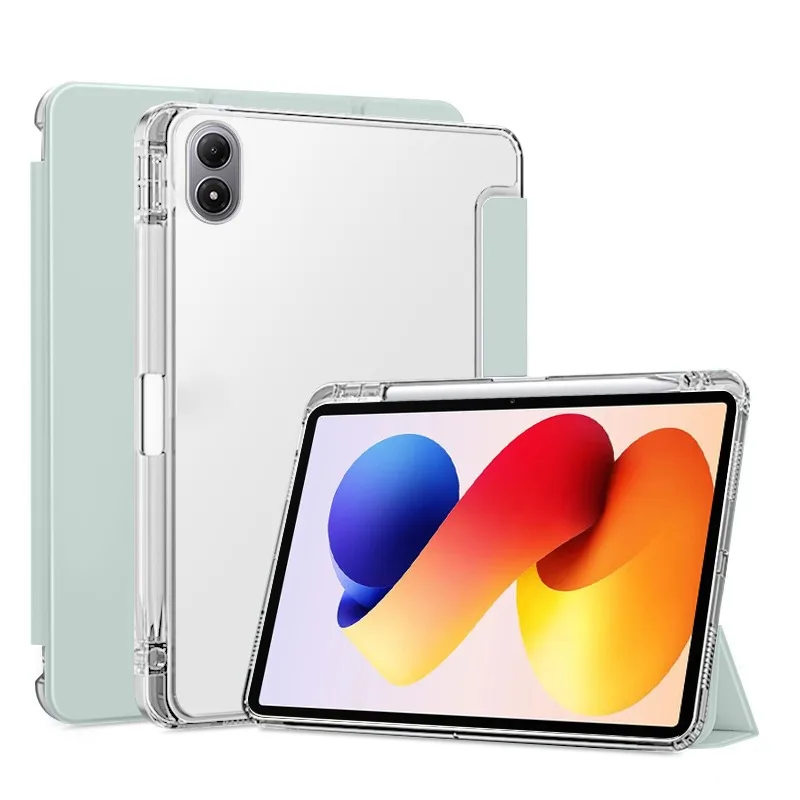 Magnetic Flip Stand Smart Tablet Cover with Pen Slot - 12.1 Inch