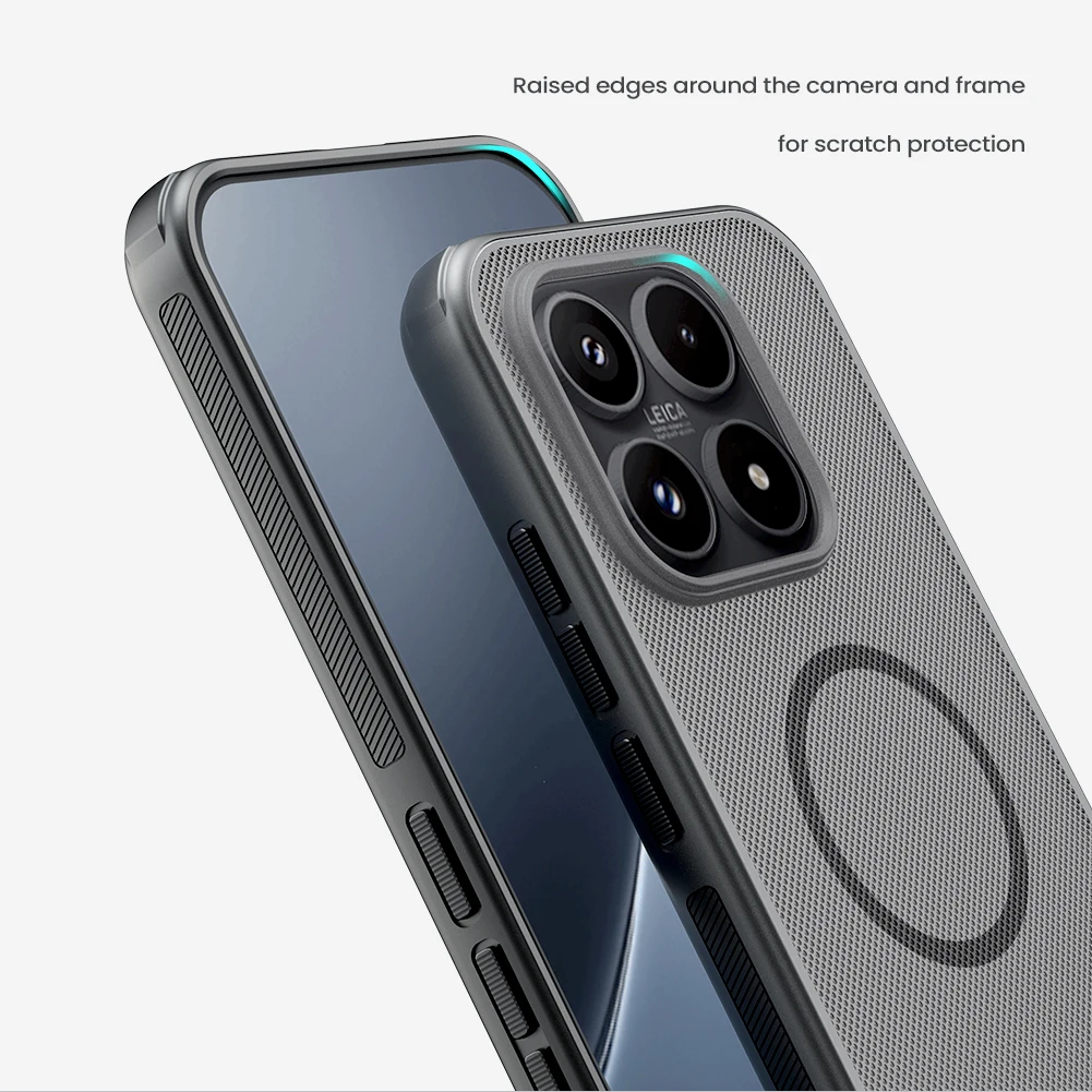 NILLKIN Frosted Shield Case with 4-Corner Bumper Protection and Anti-Fingerprint Finish