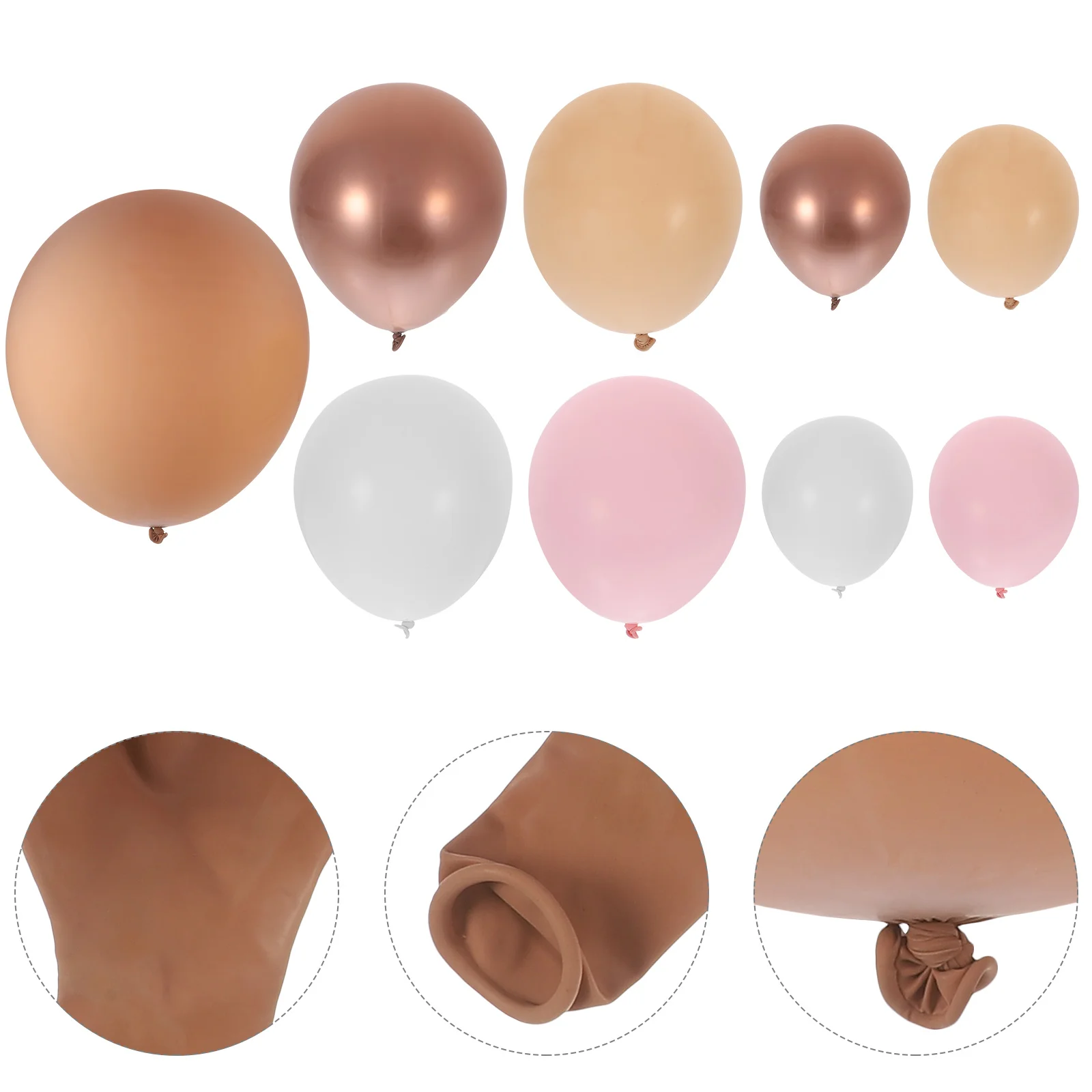 

124Pcs Wedding Party Balloons Garland Party Decorative Balloons Arch Party Layout Props