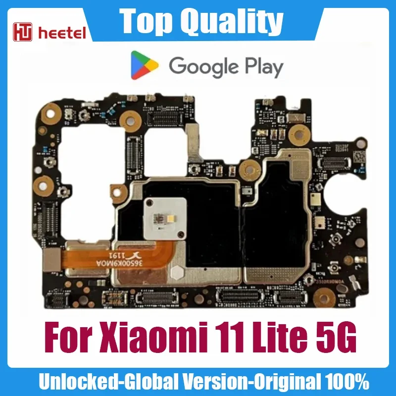

Placa Mãe MotherBoard For Xiaomi Mi 11 Lite 5G Global Version Unlocked Logic Board Original Phone Mainboard