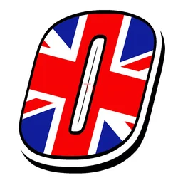 Fuwo Trading – autocollants en vinyle avec numéros de voiture, drapeau britannique, étiquette autocollante, pour Motocross, Moto, voiture, ATV, vélo, décor 