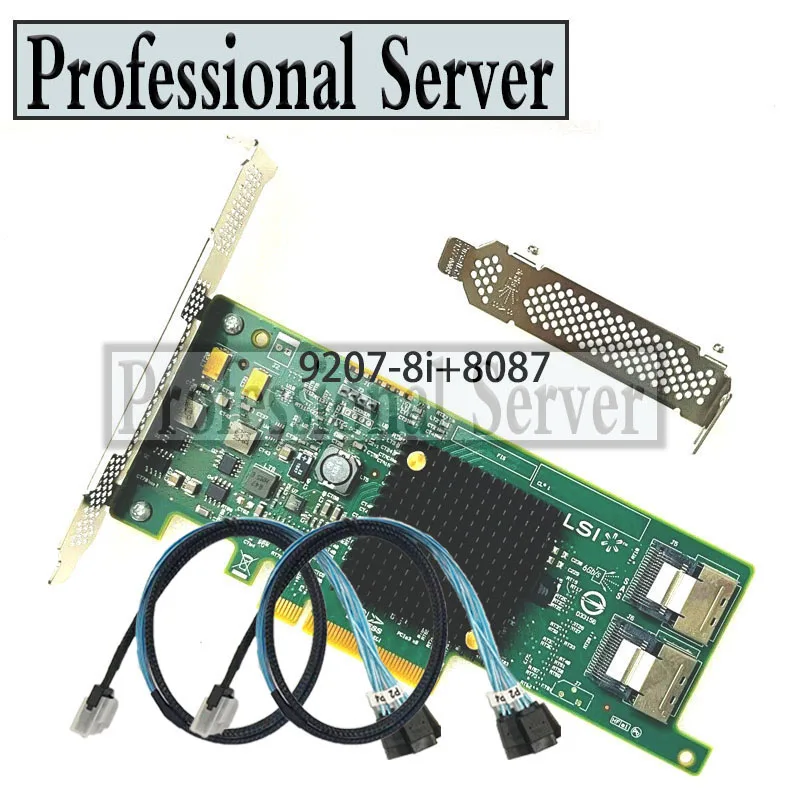 LSI 9207-8i RAID Controller Card 6Gbs SAS HBA P20 IT Mode For ZFS