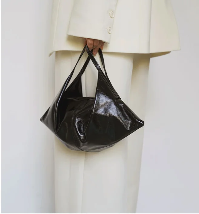 Borsa a tracolla donna in vera pelle con manico a corno_voghion.com