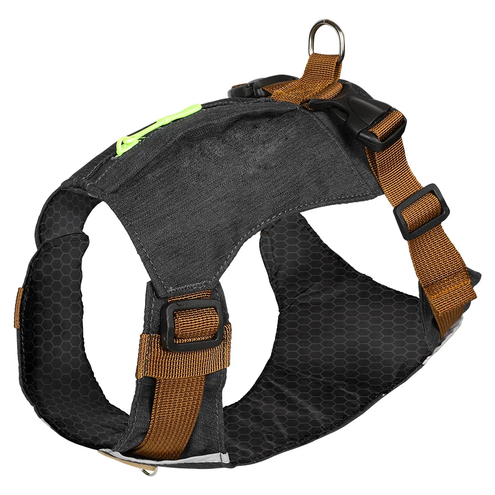 Adjustable Reflective No-pull Dog Harness Vest With Soft Mesh_voghion.com