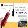 Car Electrical System Tester 6-36V DC Car Drive Test Pen Automotive Electric Circuit Tester 5