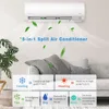 9000BTU Mini Split Air Conditioner Ductless Inverter Heat Pump, 208-230V 19SEER2,Min Split AC/Heating System, Energy Saving 3