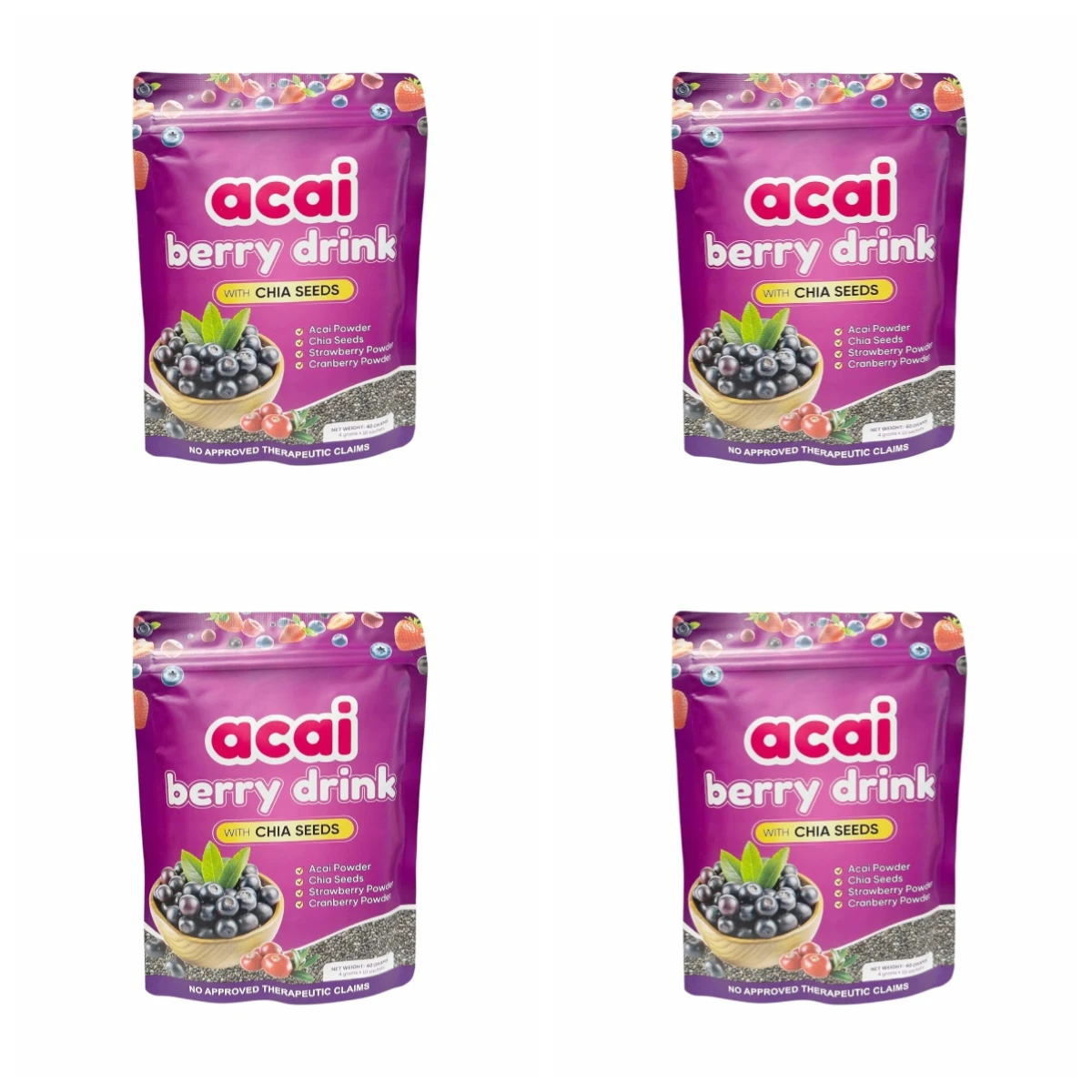 4 bags 40pc
