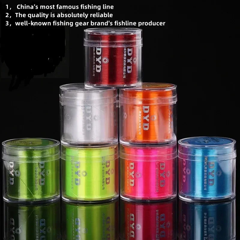 500M DYD Super Strong สายตกปลาไนลอน 2-35LB Fluorocarbon เคลือบสายญี่ปุ่น Monofilament สายหลักอุปกรณ์ตกปลา 1